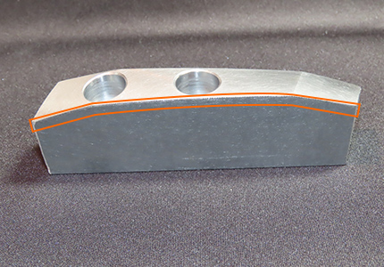 鋳造溶接箇所(赤枠部分)